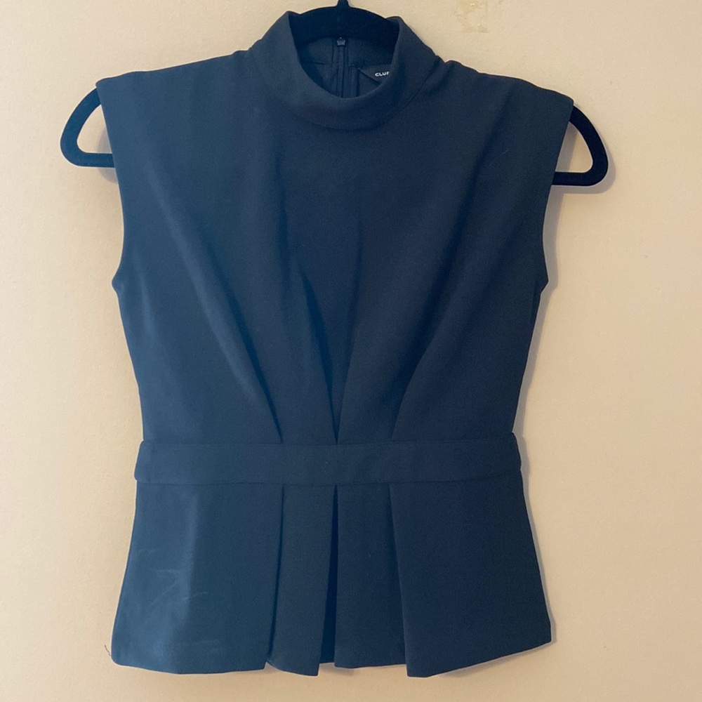 Club Monaco Pleated Waist Top Size XXS